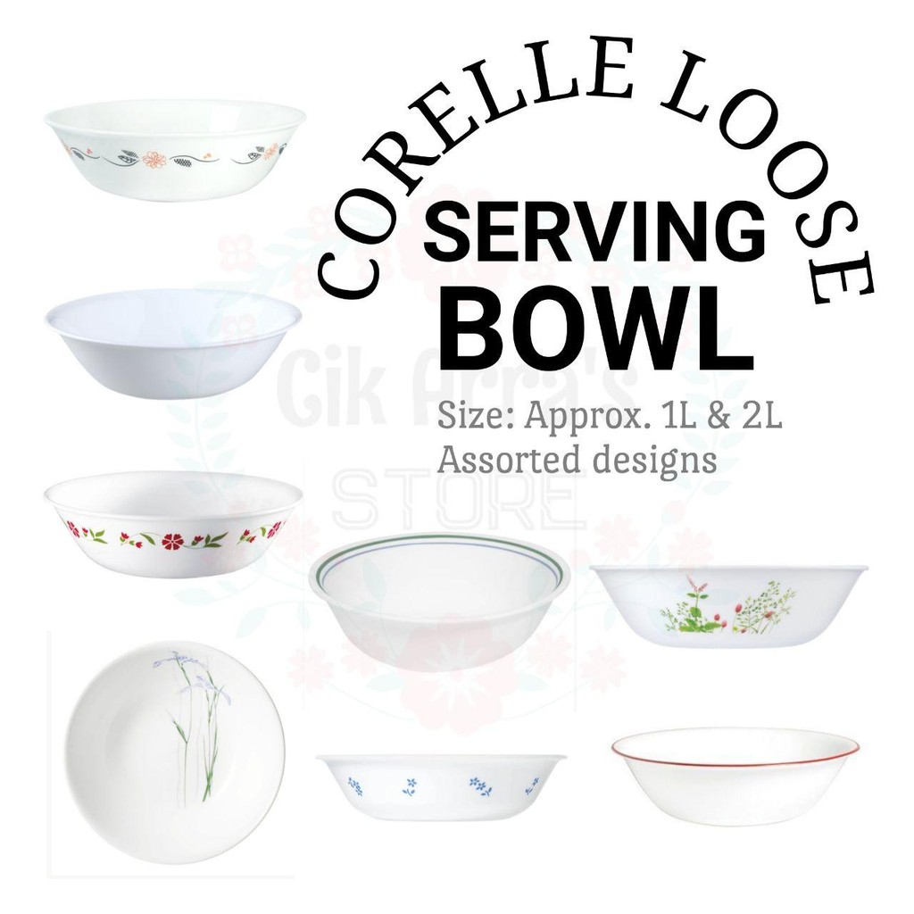 Corelle deals serving bowls