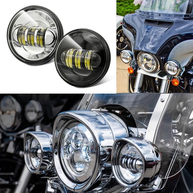 Universal Motorcycle LED Headlight Dual Beam 12W 1200LM H4 HS1