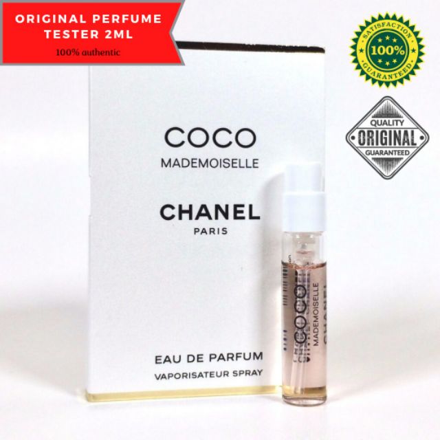 coco chanel perfume tester