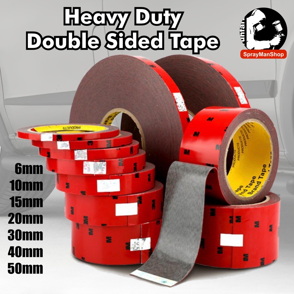 3M 10mm-50mm Super Strong Double Faced Adhesive Tape Foam Double