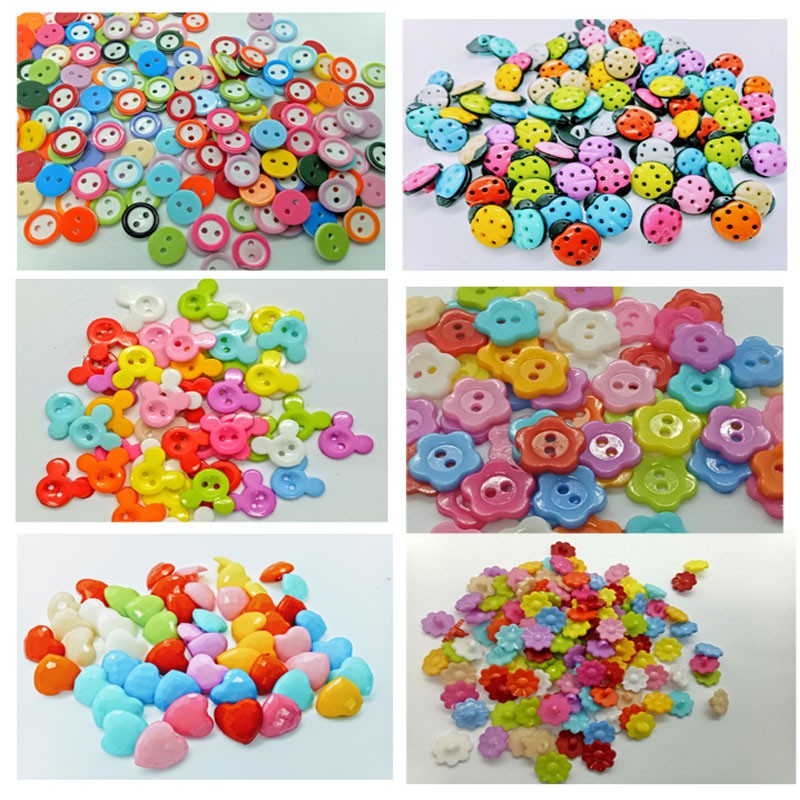 2#Pink Pearl Buttons 10mm Round Sewing Resin Pearl Buttons with Hole Apply  for DIY Craft Sewing Shirt Skirt Dress and Wedding Gown(50Pcs)