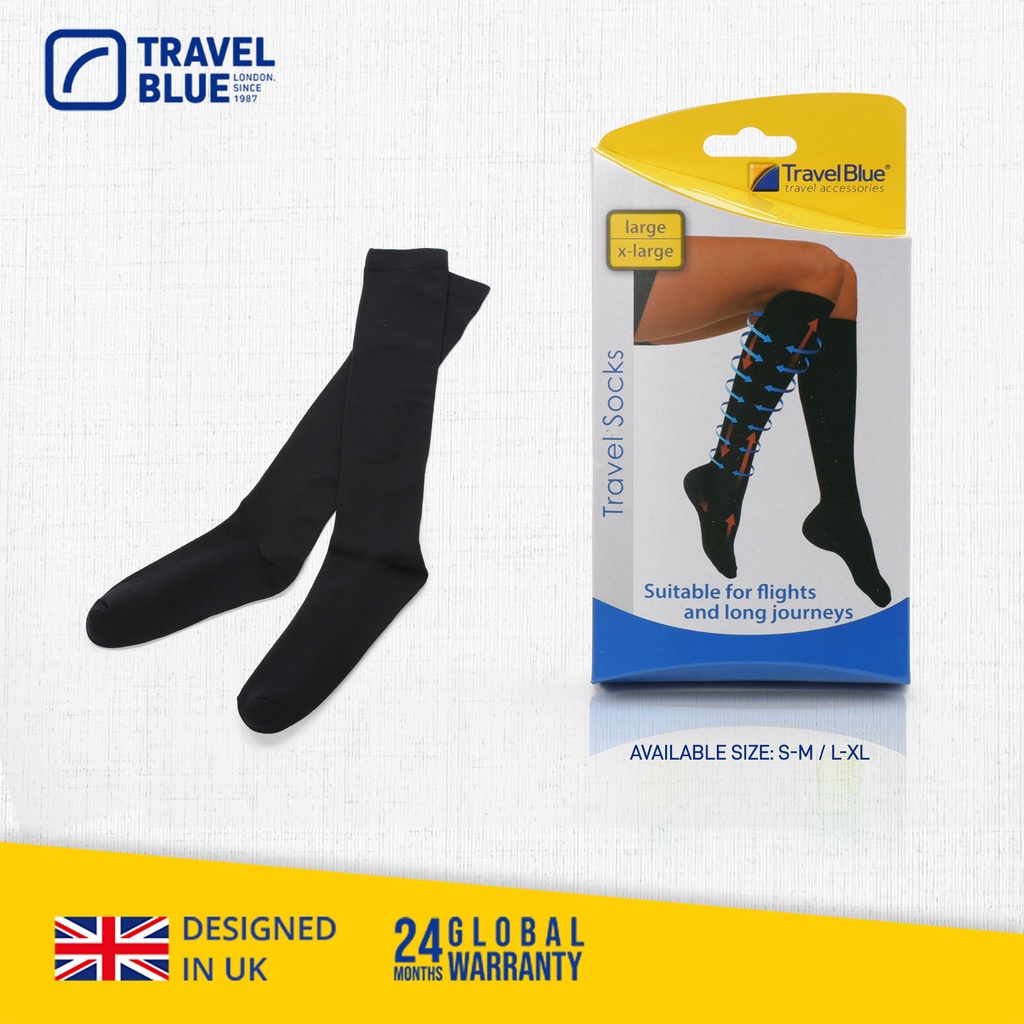 Flight Socks - L/XL  Travel Blue Travel Accessories