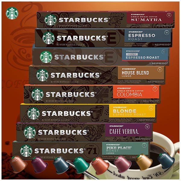 Capsule hotsell starbucks nespresso