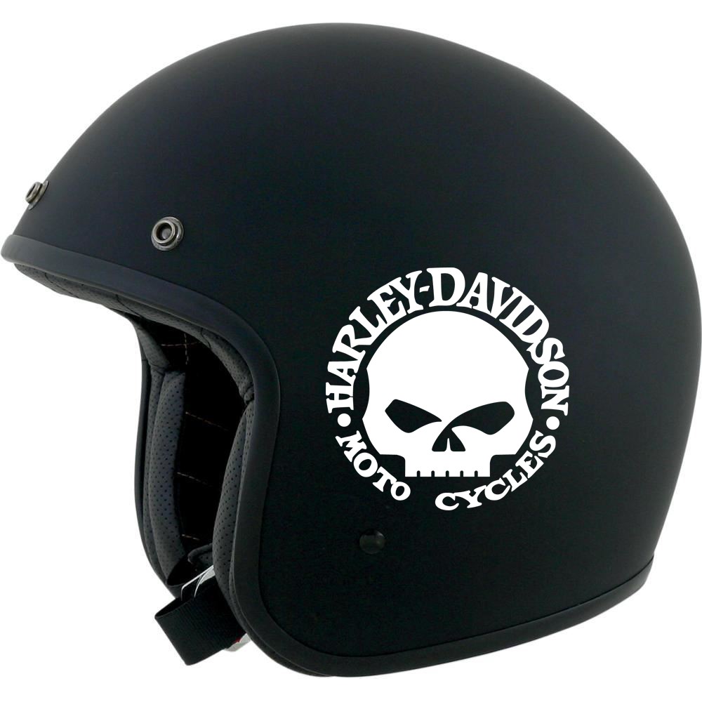 Stickers Harley Davidson skull Poker Tank Custom Chopper Motorcycle -   Norway