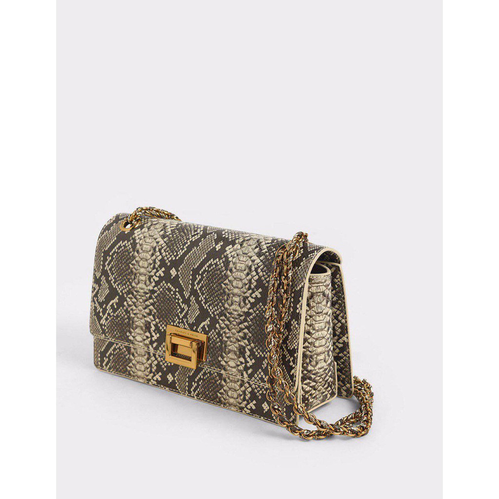 Charles and discount keith snakeskin bag