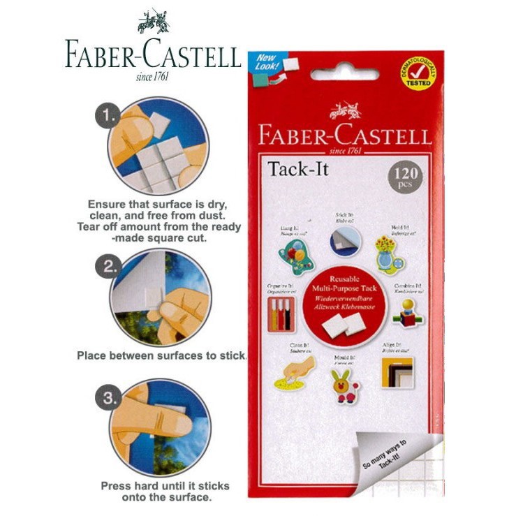 Faber-Castell Tack-it Removable Multipurpose Adhesive 75g for