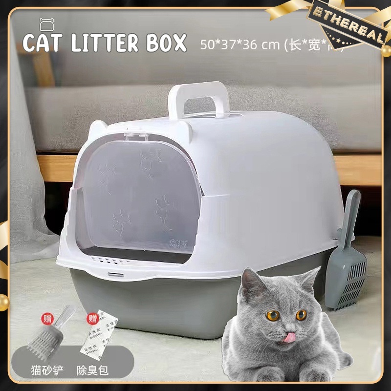 Spill proof best sale litter box