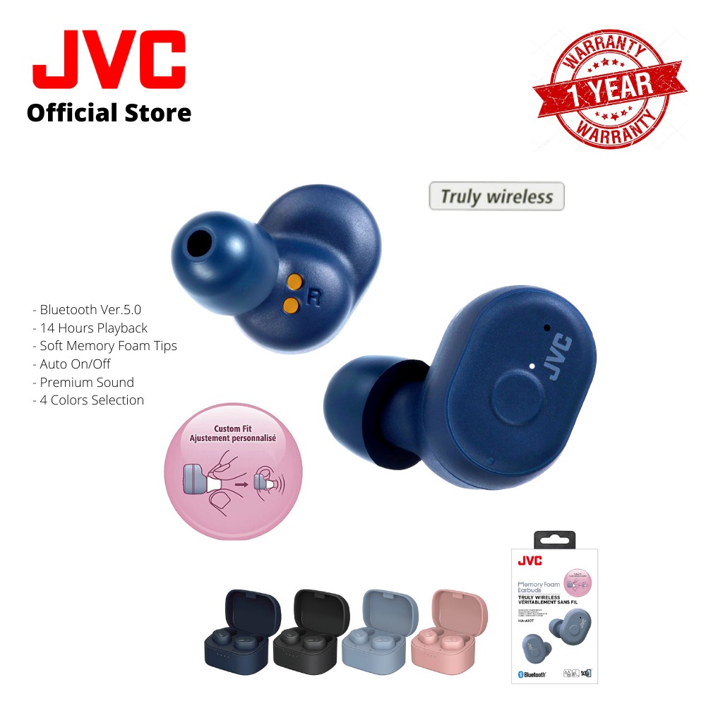 Jvc memory foam earbuds truly online wireless