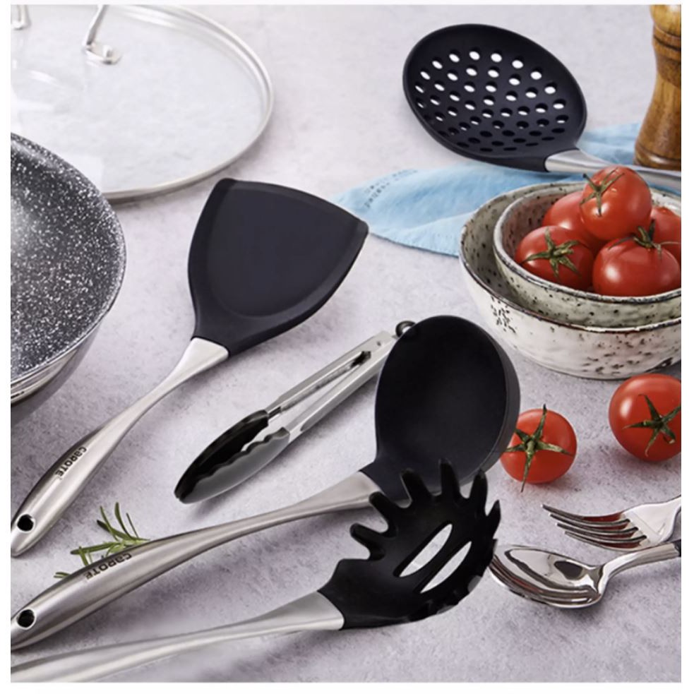 Carote Silicone Spatula Set for Kitchen , Spatula Silicone Set for