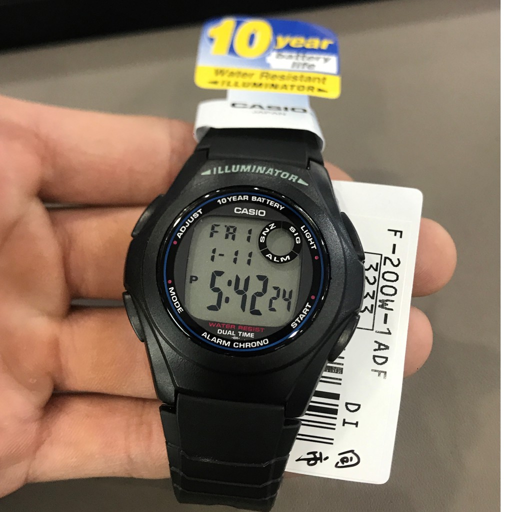 Casio f200w discount