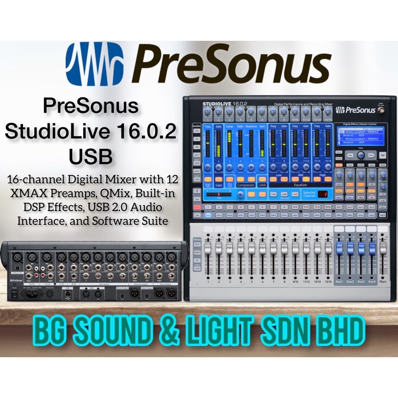 PreSonus | StudioLive 16.0.2 USB - 配信機器・PA機器