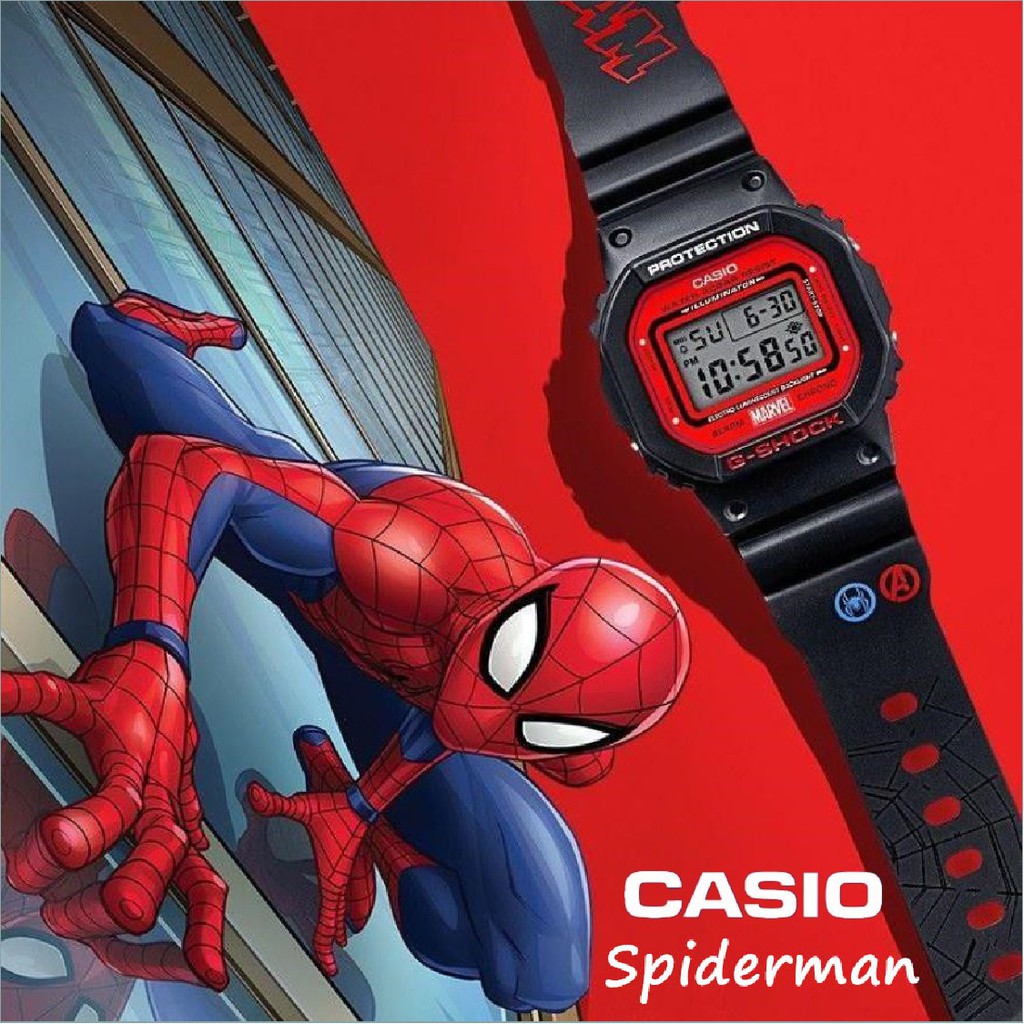 Casi Spiderman Special Gshoch DW5600 56BB Marvel Avengers Men s