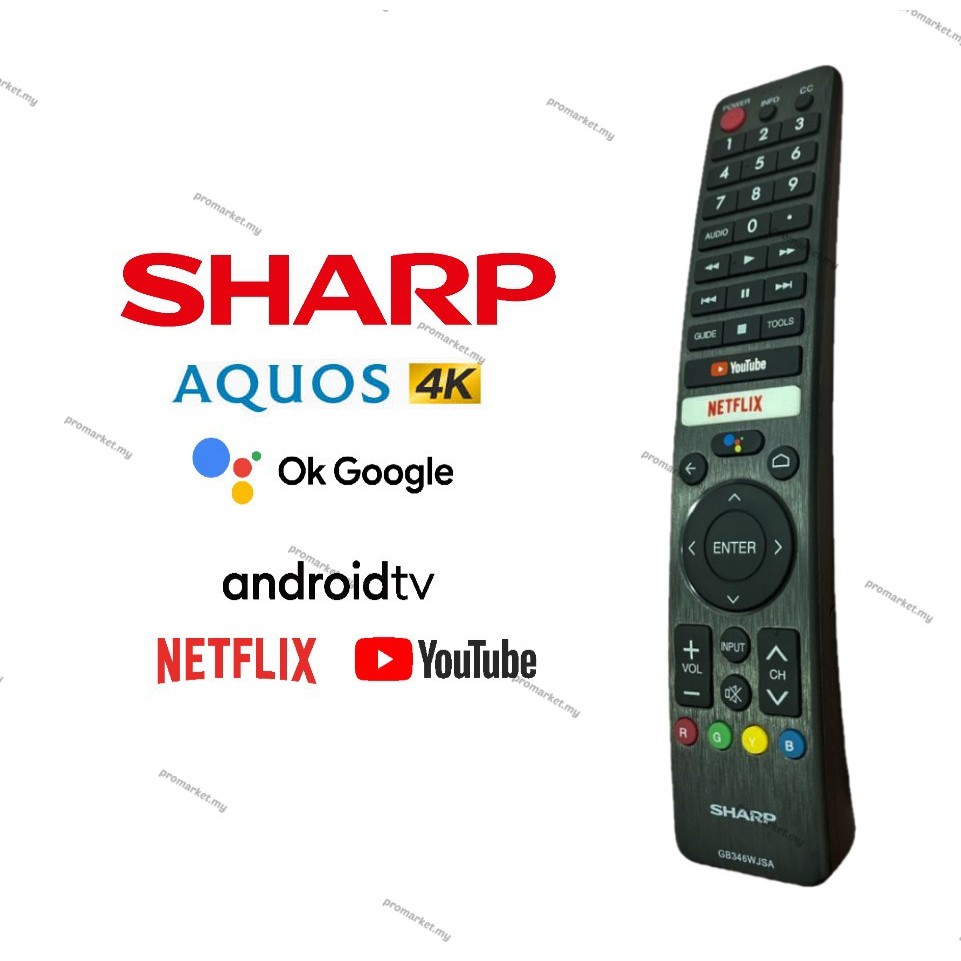 Control Remoto Sharp Aquos Gb118wjsa