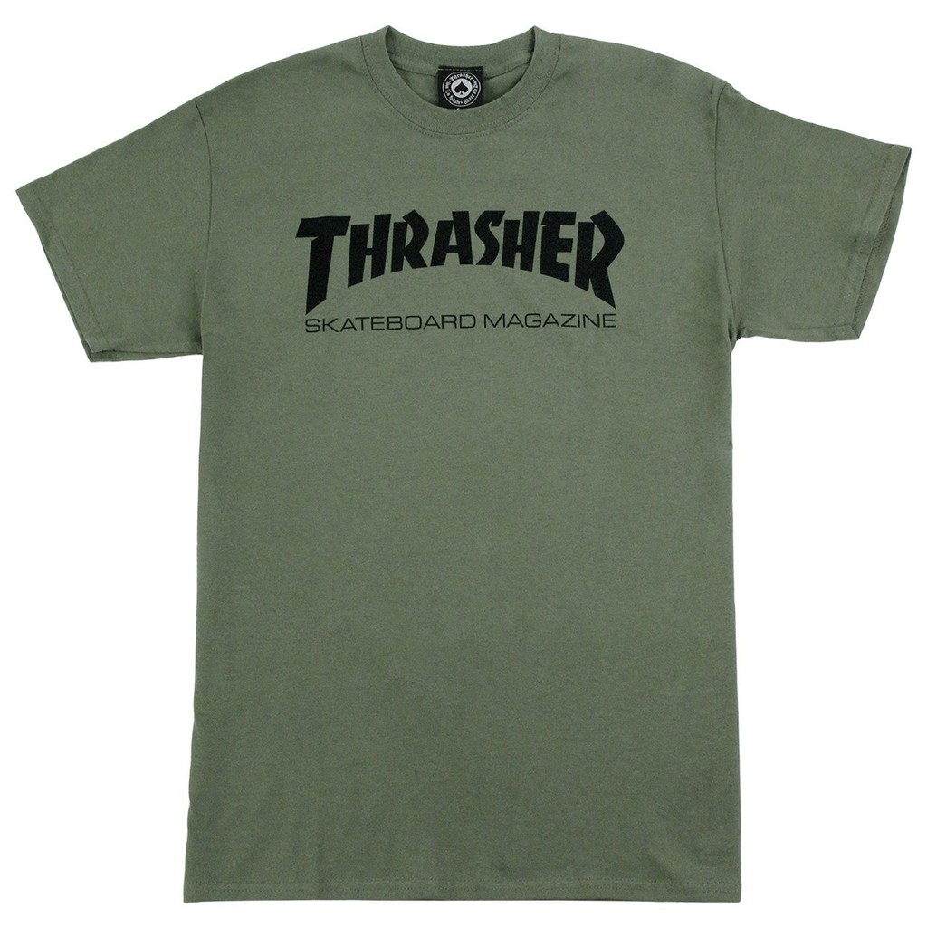 Thrasher Skate Mag T-Shirt - Army Green | Shopee Malaysia