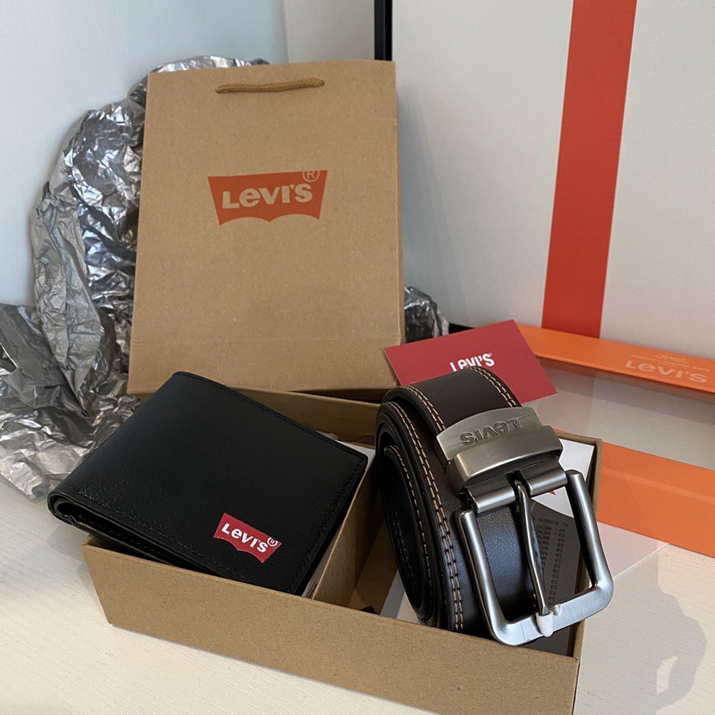 Levis belt and wallet set new arrivals