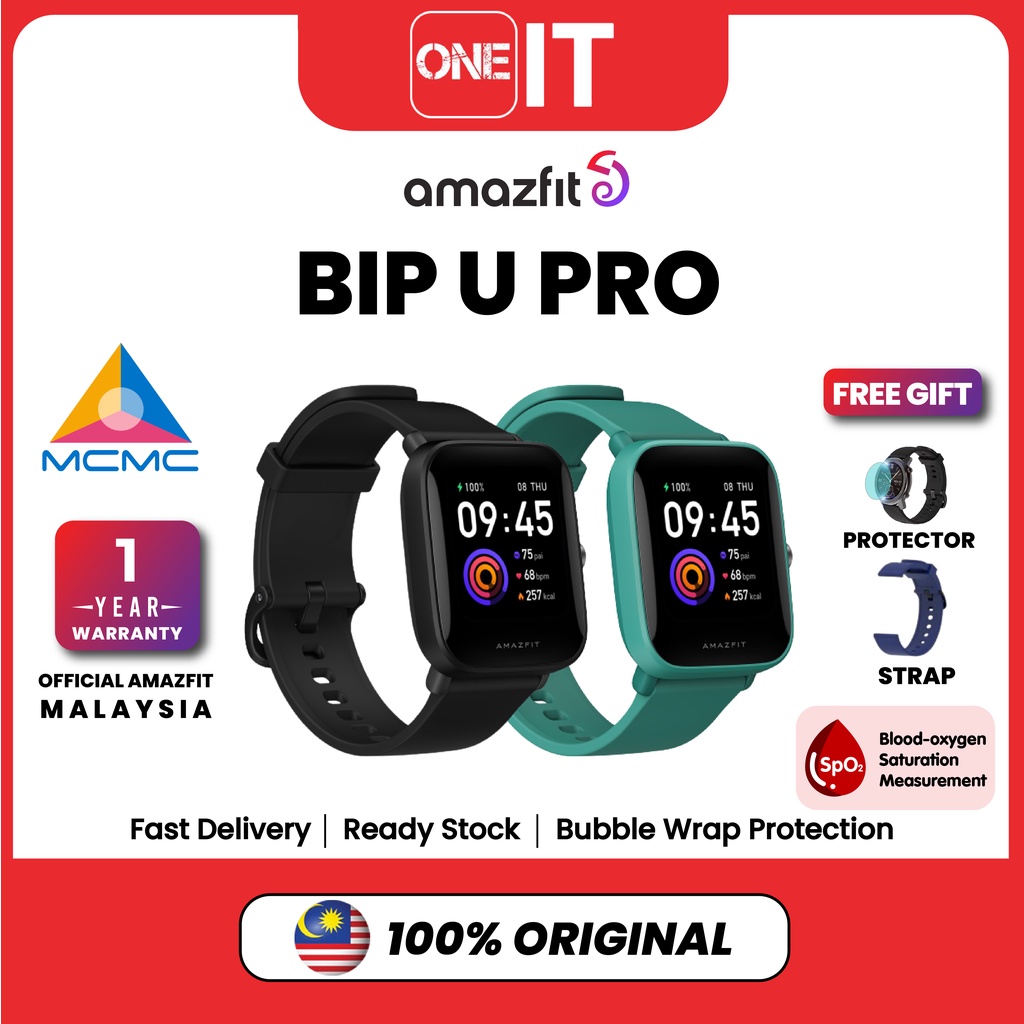 Amazfit BIP U PRO BIP 3 PRO NEW MODEL Official Amazfit Malaysia Warranty 1 YEAR