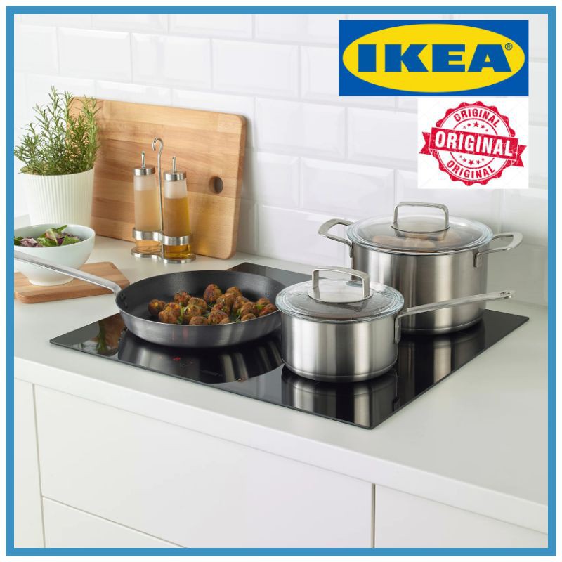 IKEA 365+ Cookware, set of 6, stainless steel - IKEA