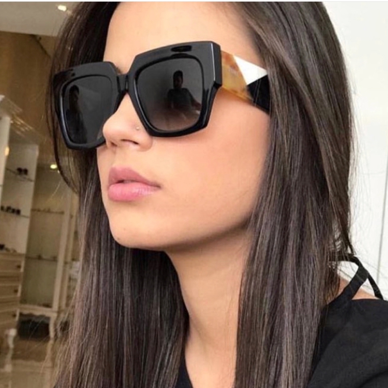 2020 New Fashion Luxury Brand Designer Oversized Square Sunglasses