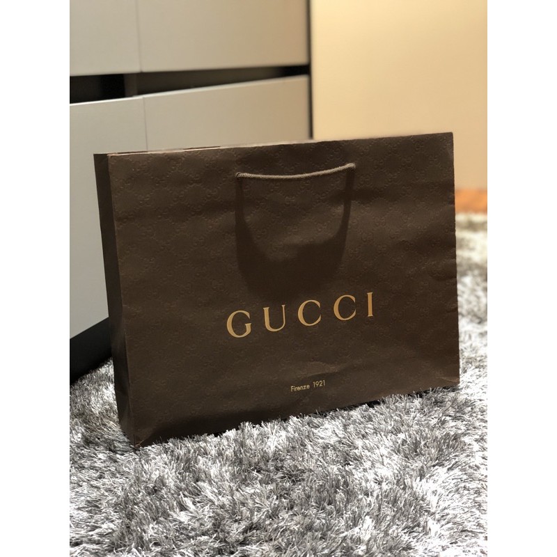 Gucci shopping best sale bag paper