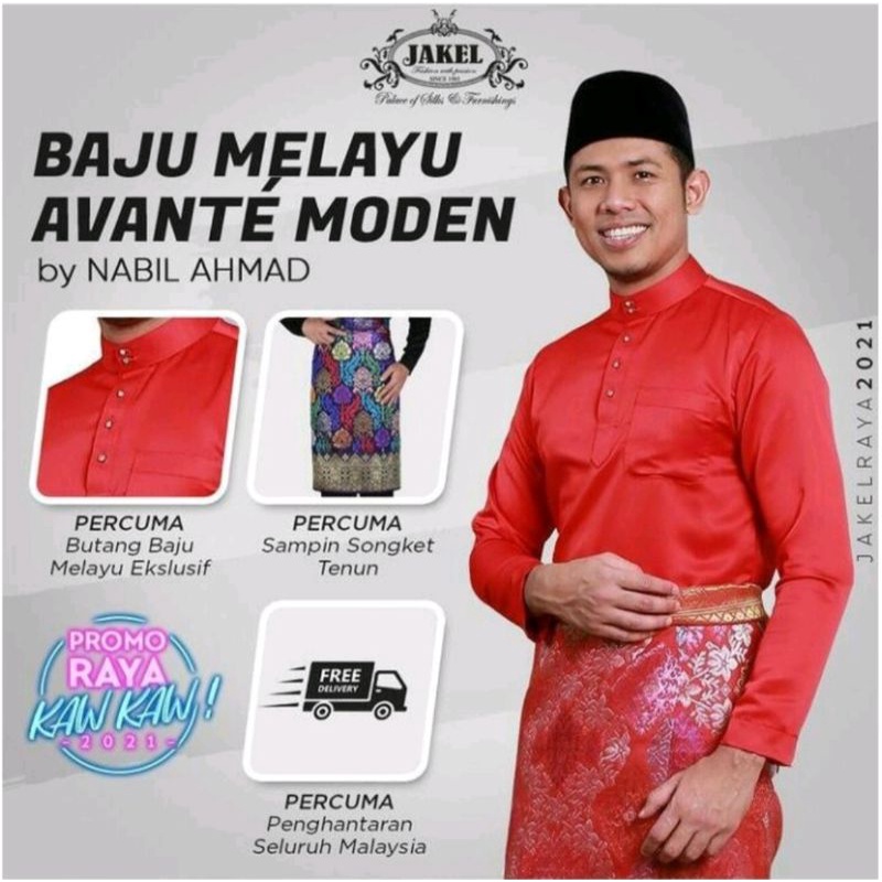 Baju melayu store jakel slim fit