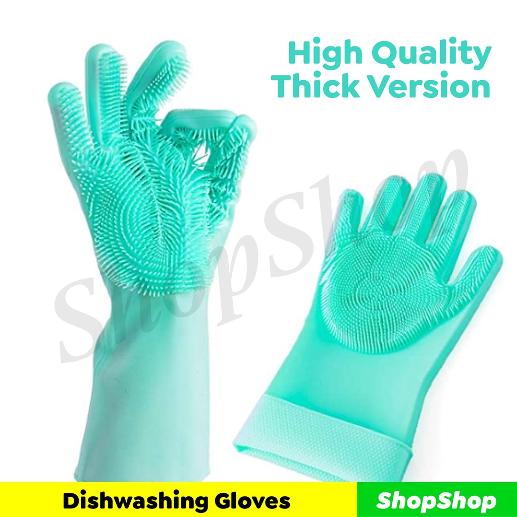 Silicone deals dishwashing glove