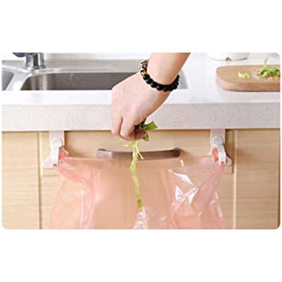 Under sink discount plastic bag holder