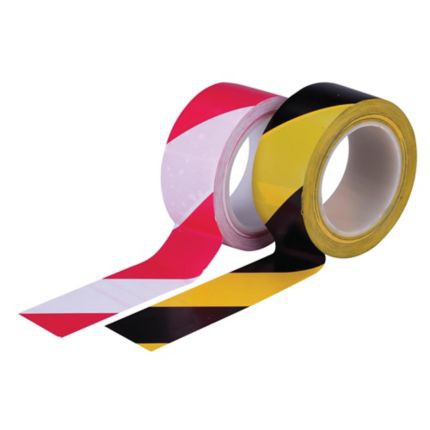 FLOOR MARKING TAPE WHITE RED TAPE CONSTRUCTION FLOORING TAPE
