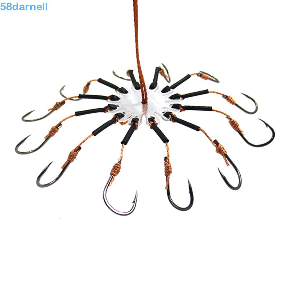 DARNELL Flap Explosion Hook Pesca Anti-board Prevent Winding PE Lines  Carbon Steel With Hose Fishing Explosion Hook