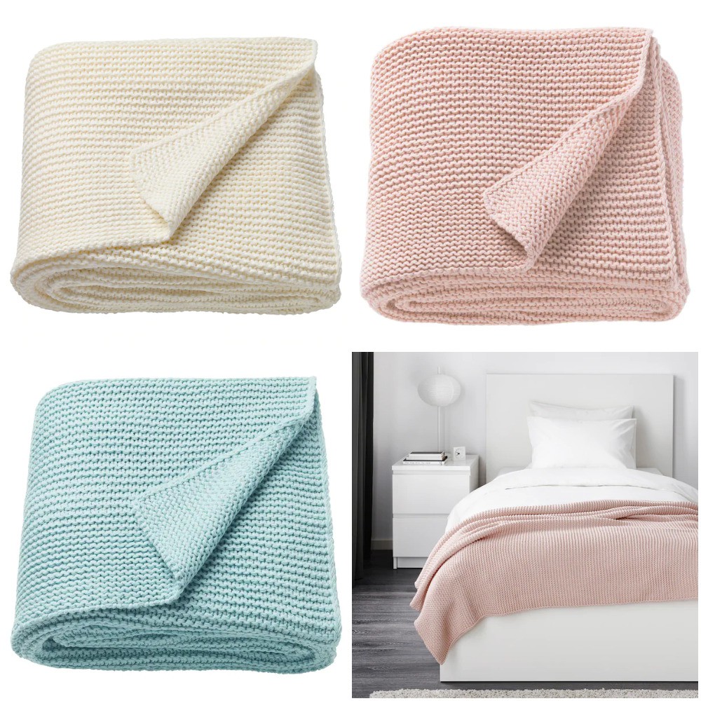 IKEA INGABRITTA Blanket Throw Bedspread kids alas katil