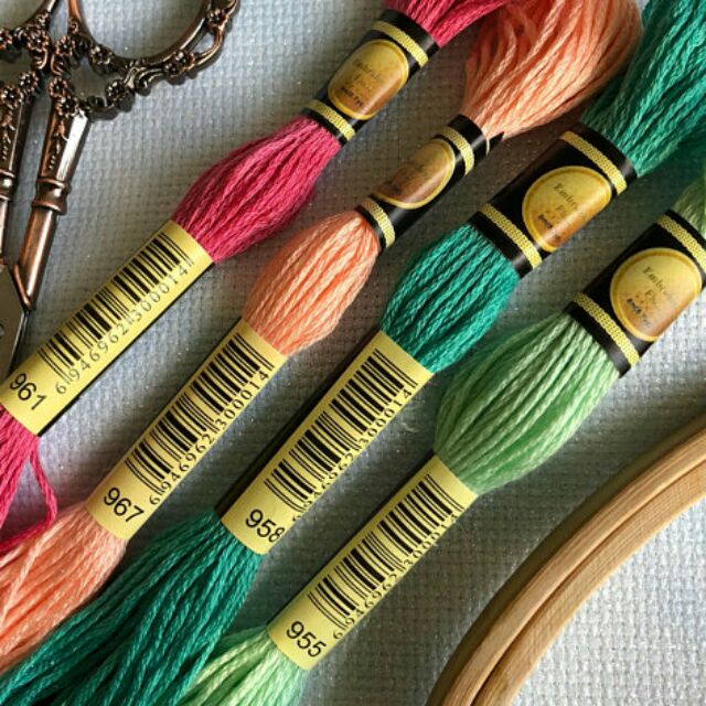 Eterna Silk Embroidery Thread  Silk Thread Cross Stitch - 50pcs