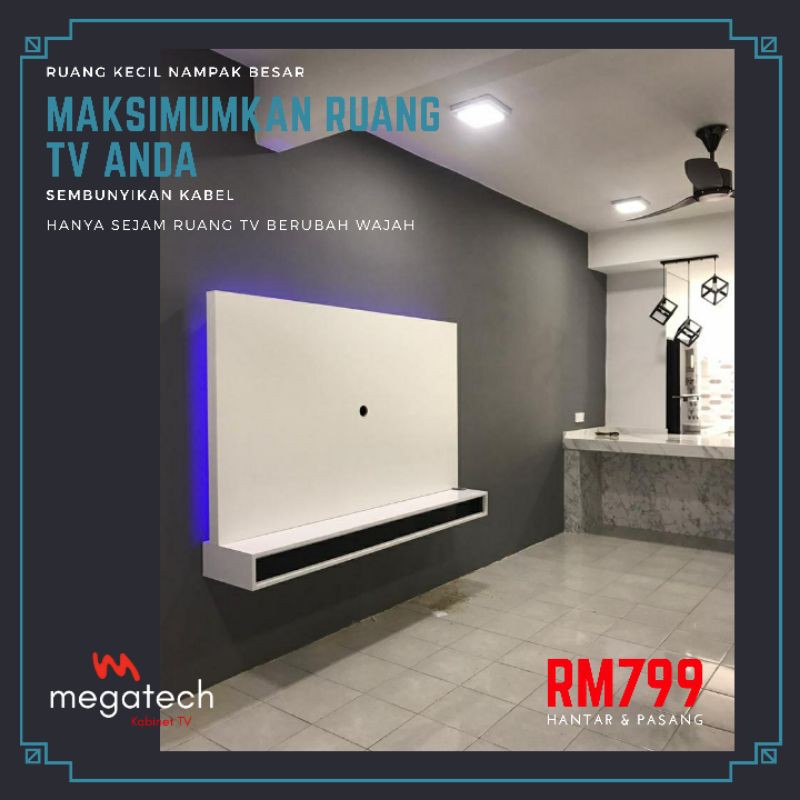 Tv Cabinet Kabinet Tv Termasuk Penghantaran Dan Pemasangan
