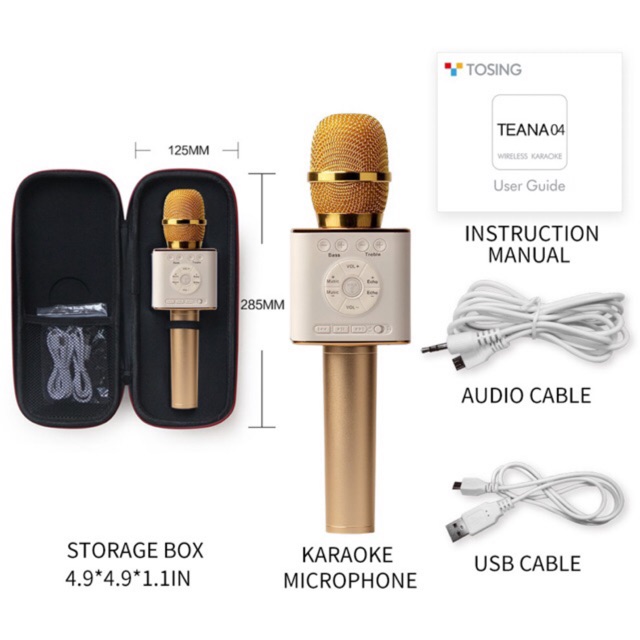 Tosing wireless best sale karaoke microphone