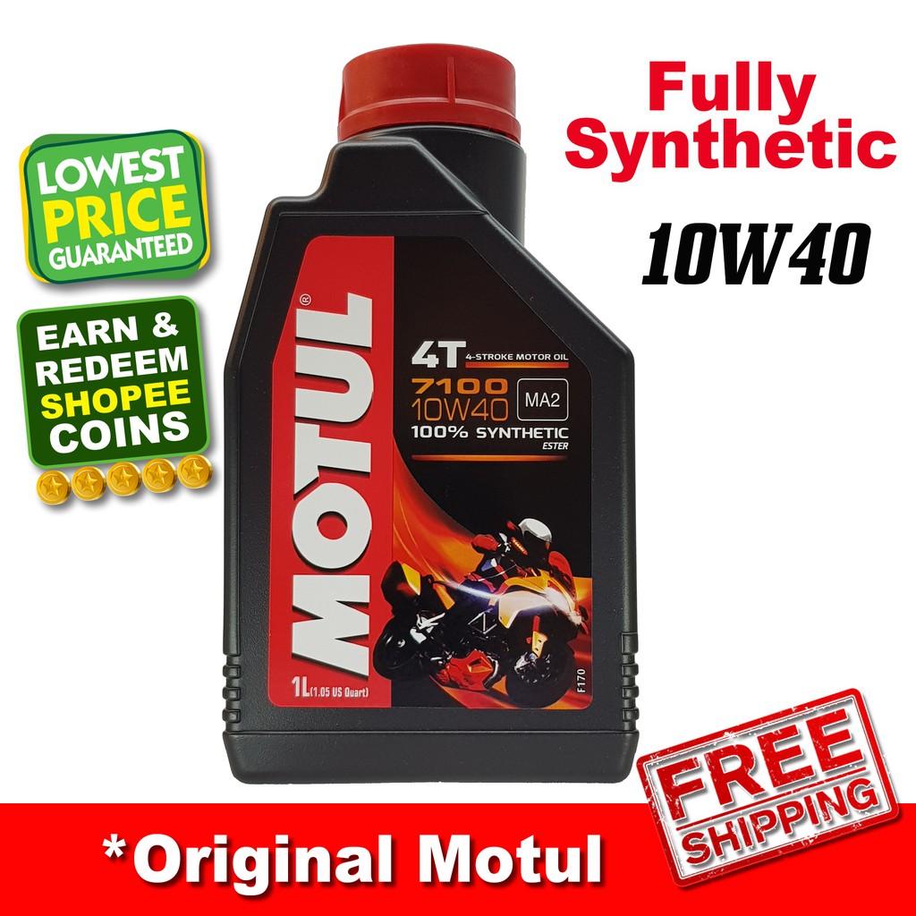 Motul 7100 10W40 Synthetic Ester Motorcycle Oil