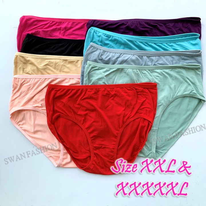Malaysia Ready stock️] S0011 Plus size XXL ladies panties female women  underwear big size panty