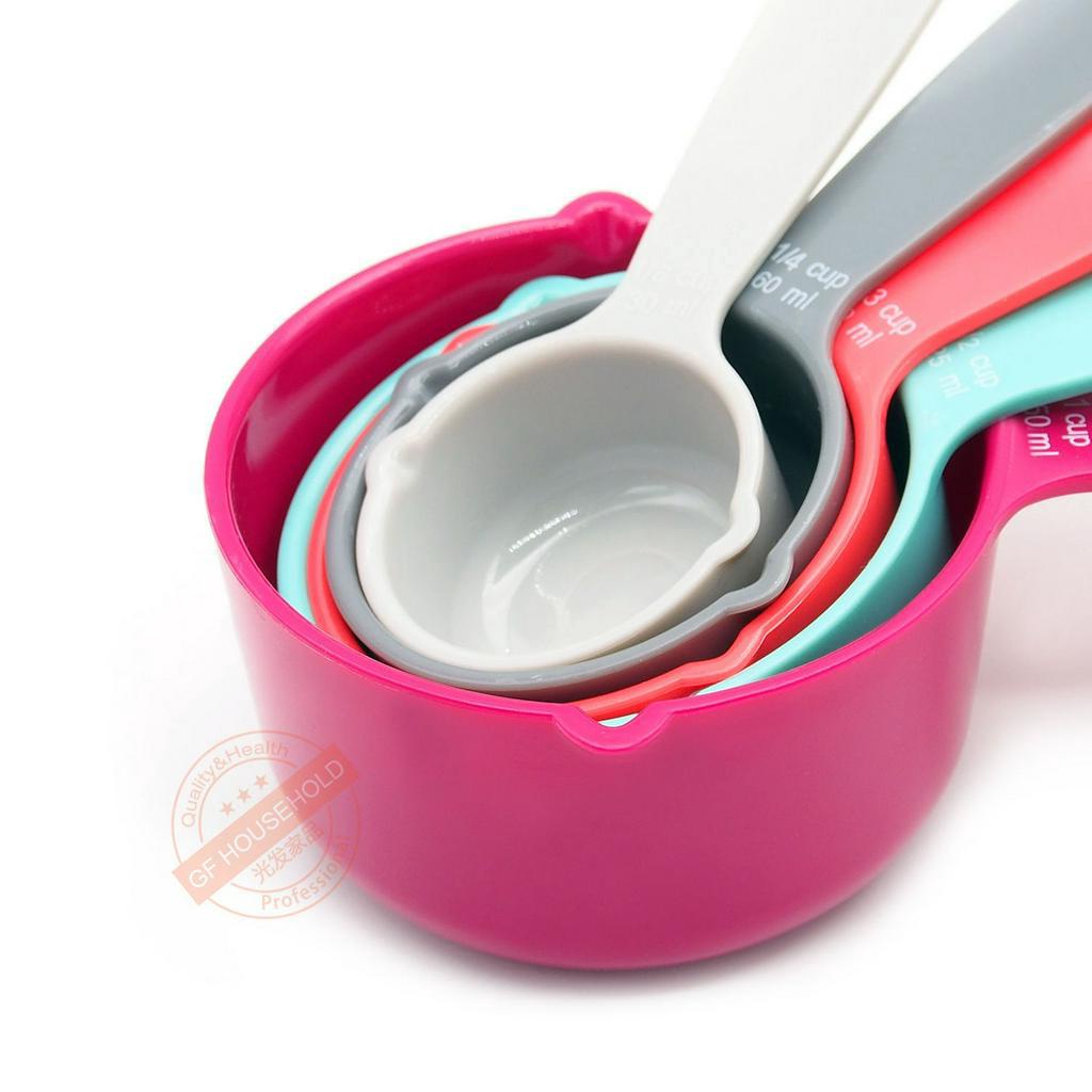 Adjustable Measuring Cups and Spoons Set of 2 Pieces / Kitchen Tool Plastic  Scoop Measuring Cup with Magnetic / for Dry and Liqu - AliExpress