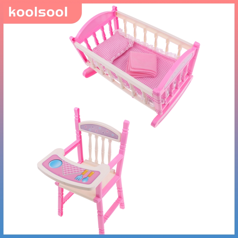 Plastic baby doll outlet bed