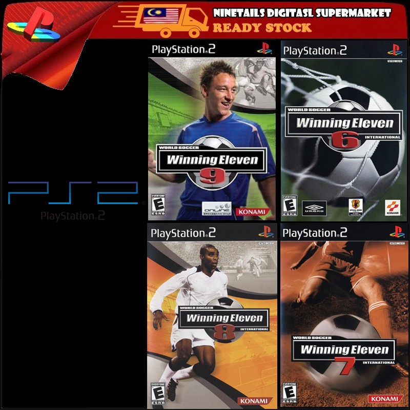 🎮 PS2 CD GAMES / World Soccer Winning Eleven 9 / 8 / 7 / 6 DVD GAMES