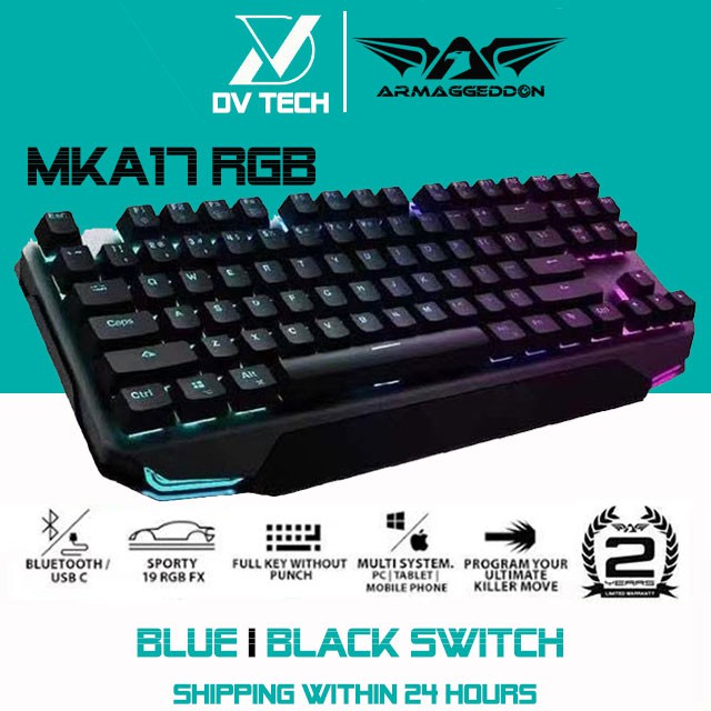 Armaggeddon MKA 17 RGB Bluetooth Mechanical Gaming Keyboard