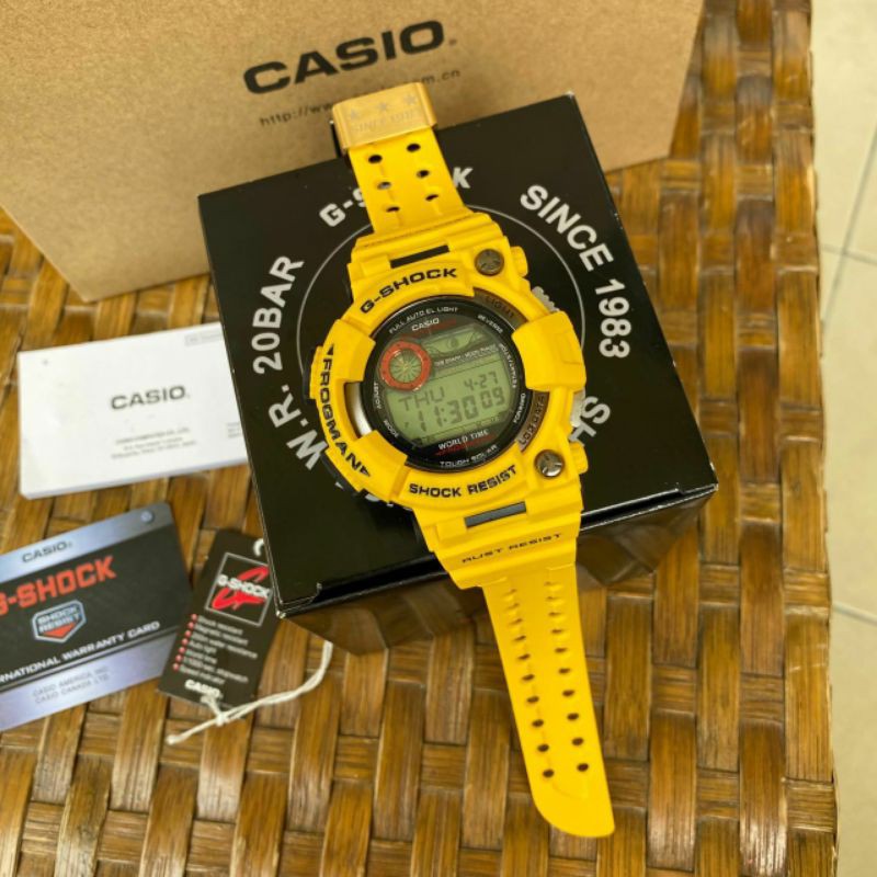 G shock 2024 frogman yellow