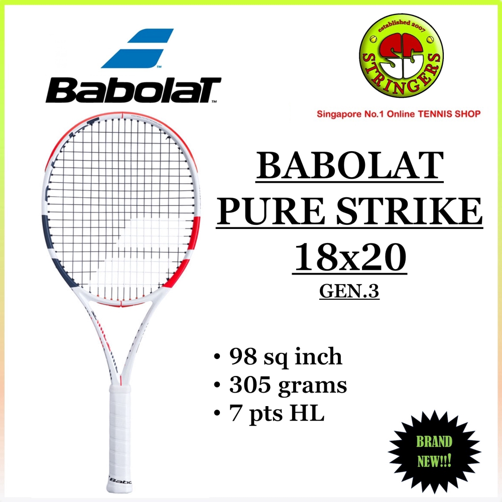 Babolat Pure Strike 98 18x20 Gen.3 Tennis Racket Shopee Malaysia