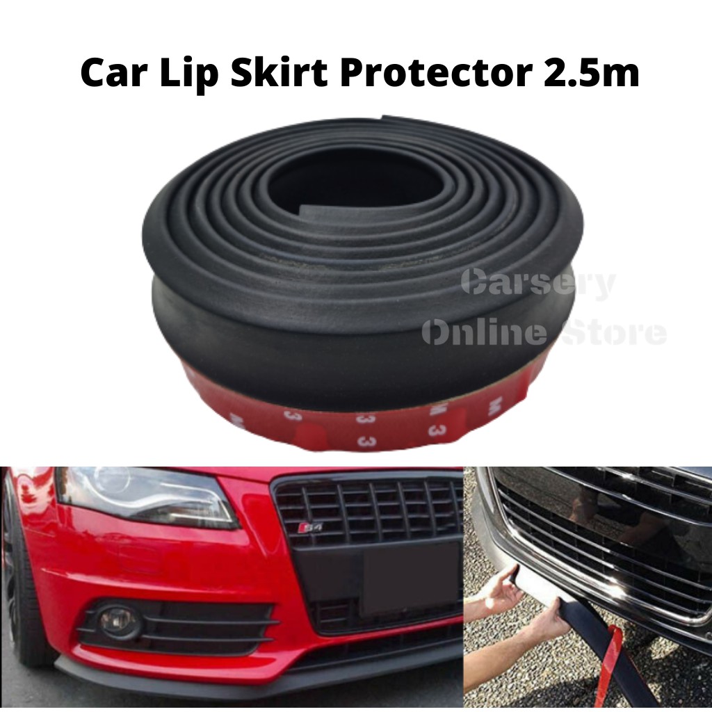Shoppe Store 2 Pieces Car Rear Bumper Lip Skirt Protector Splitter