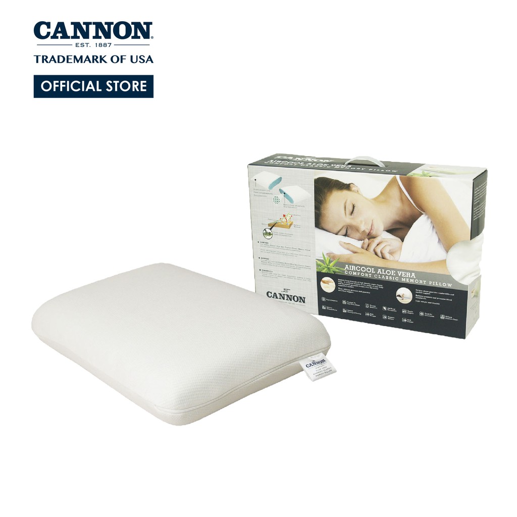 Cannon latex foam clearance pillow