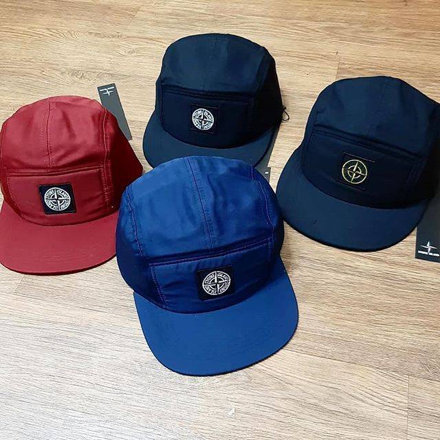 Stone island 5 hot sale panel cap black