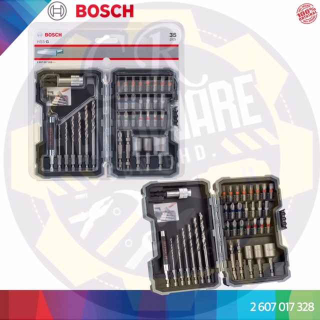 Extra Hard Screwdriver Bit Set, 35-Piece - Bosch Professional