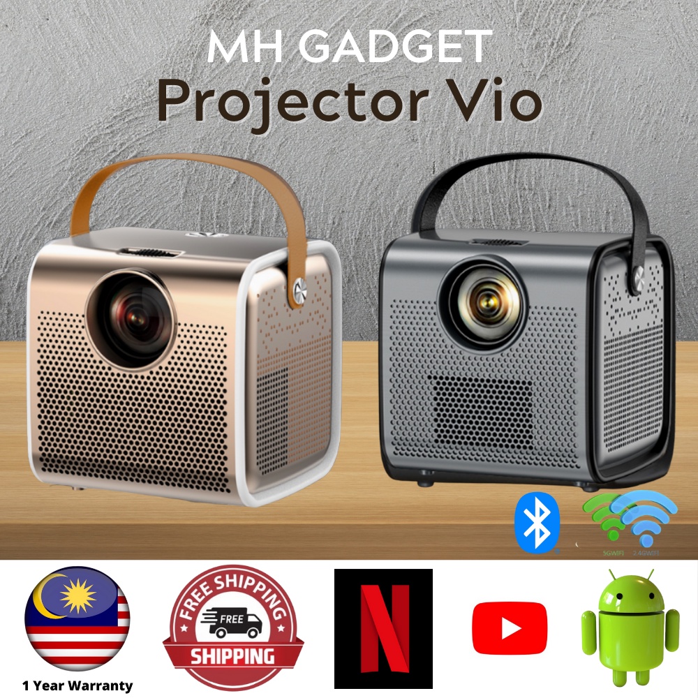 MH GADGET Vio Smart Projector Support Android System  Netflix