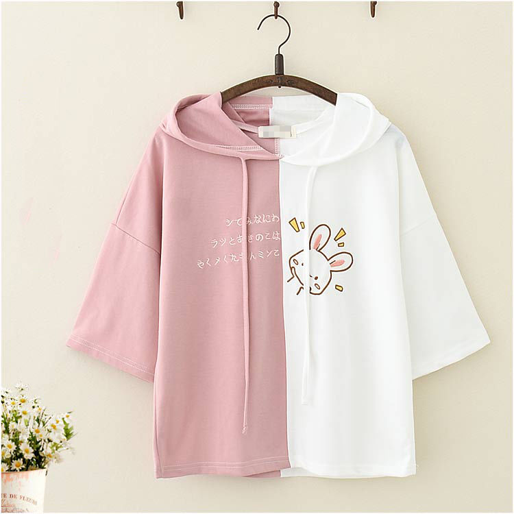 Girls short sleeve hoodie online