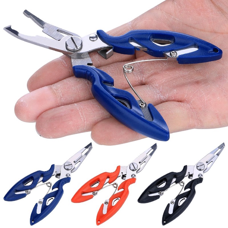 Aluminum Stainless Steel Fishing Pliers Scissors Line Cutter Fishing Tackle  Fishing Lanyard Fishing Tools