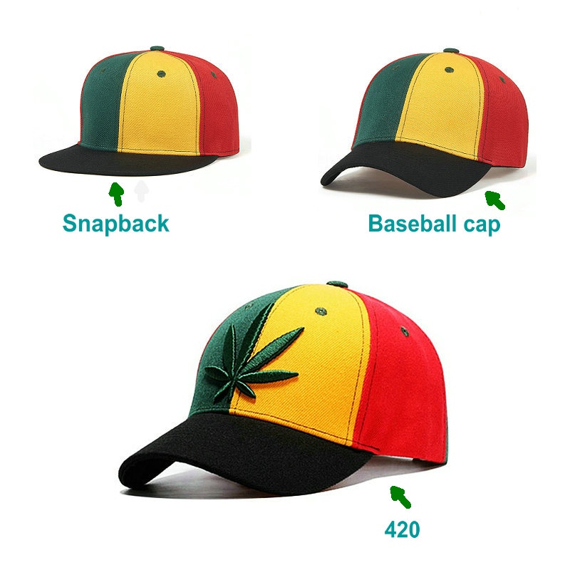 Rasta baseball sale cap