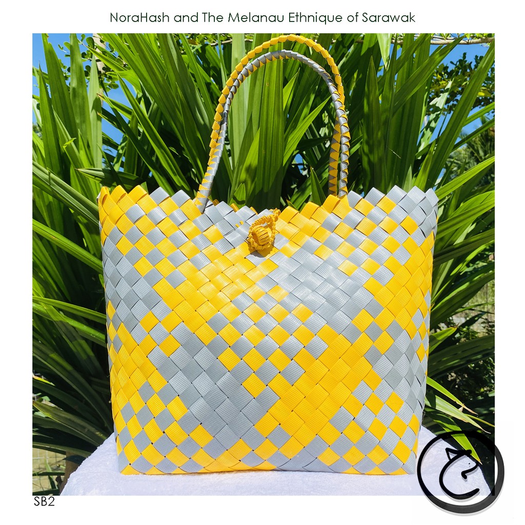 Shopping Woven Bag Shopping Bag Handmade Woven Bad Sarawak