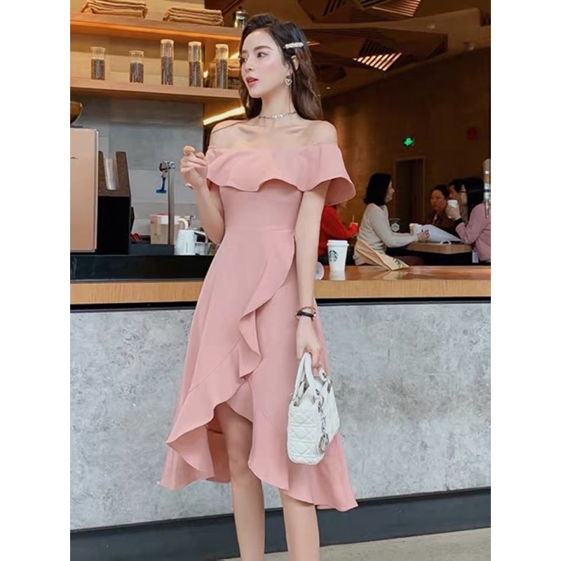 Korean off outlet shoulder outfit